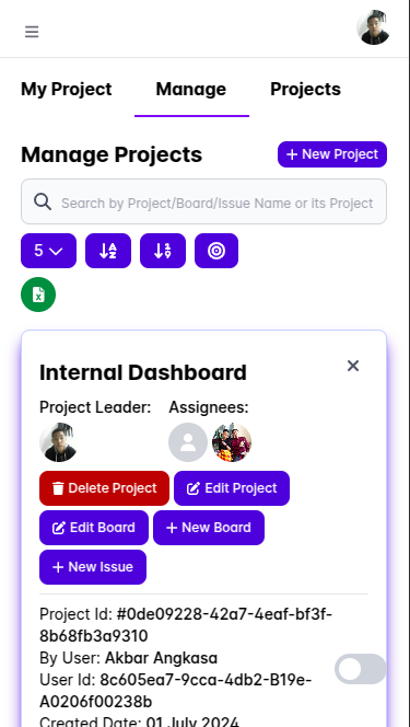 HRIS Angkasa Main Screen